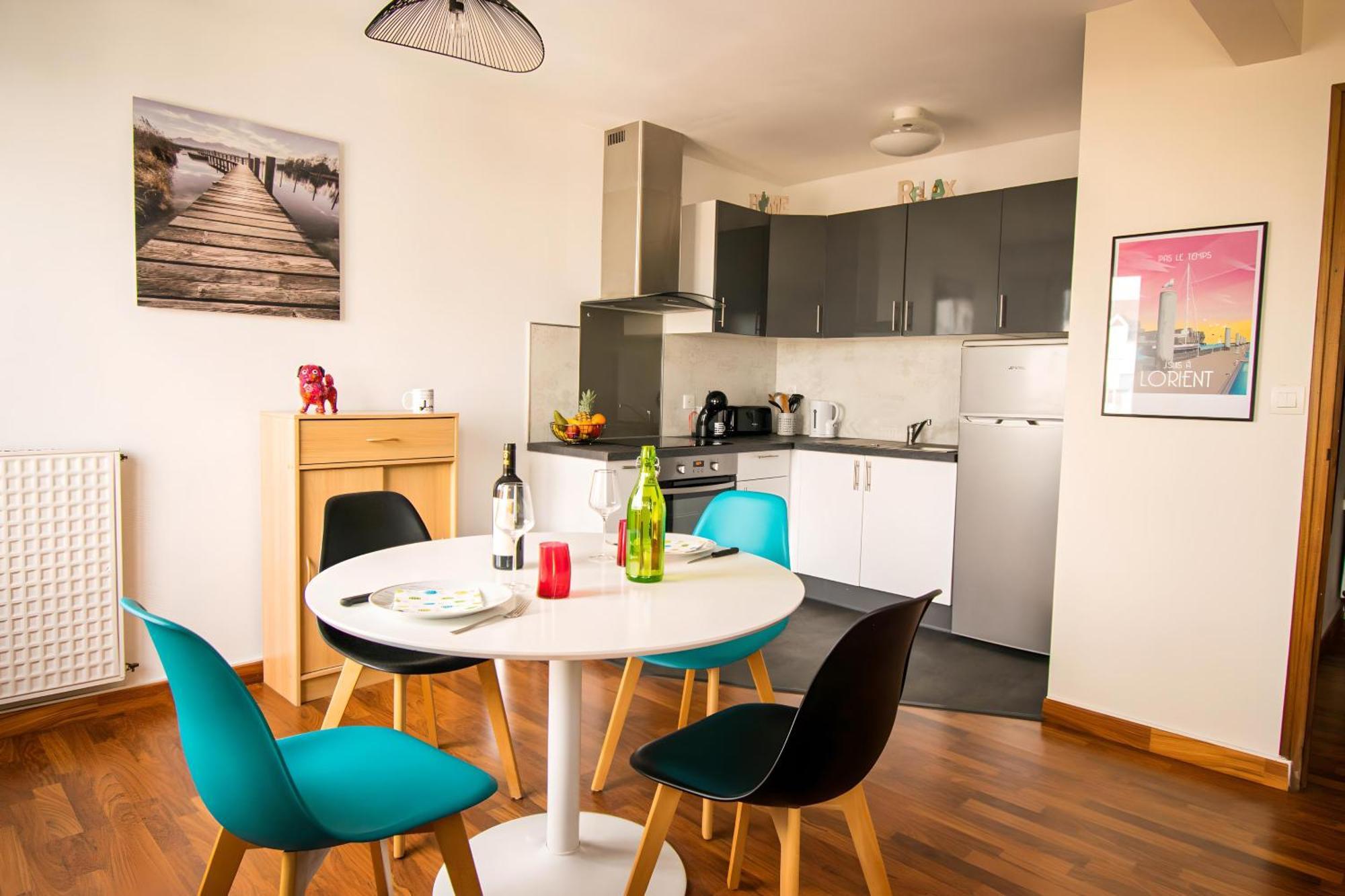 Grand Studio Avec Parking A 10 Minutes Des Plages Lorient Exterior photo